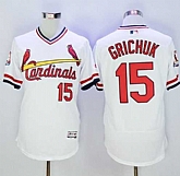 St.Louis Cardinals #15 Randal Grichuk White 2016 Flexbase Collection Cooperstown Stitched Baseball Jersey,baseball caps,new era cap wholesale,wholesale hats